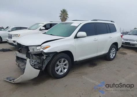 2012 Toyota Highlander Se V6 из США, поврежденный, VIN 5TDBK3EHXCS163825